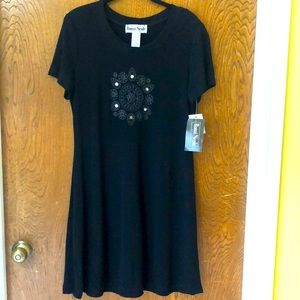 Ronnie Nicole Black Knit Dress.